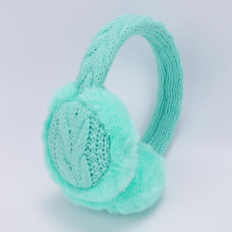 Ztl Kids Knit Earmuffs Winter Outdoor Plush Ear Warmers for Boys Girls 4-16 Years - Image 3